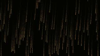 Digital Rain Code on Black Screen   Matrix Inspired Data Stream