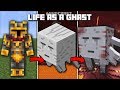 Minecraft LIFE AS A GHAST MOD / SHOOT FIREBALLS AND GO TO THE NETHER!! Minecraft