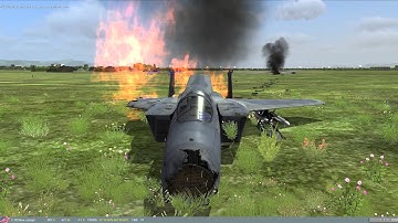 DCS World : F-15C Crash Landing