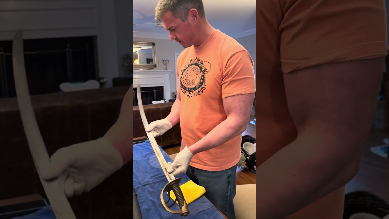 Eagle Ranch Restorations : Authentic Civil War Saber. Thanks to @Rapiersdelight for the guidance!