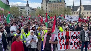 Tens of thousands protest in Malmo against Israel's participation in the Eurovision Song Contest