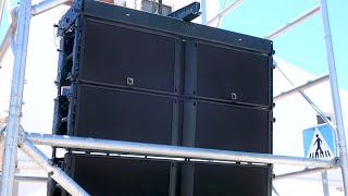 LINE ARRAY L-ACOUSTICS K2 DE TRES VÍAS ACTIVAS y ETAPAS DE POTENCIA CONTROLADORAS LA8 CUATRO CANALES