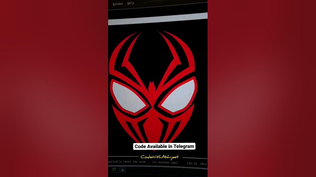 Spider man Graphics Design Using Python Programming Language ...