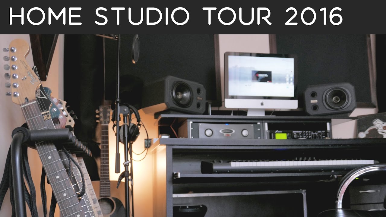 Home Studio Tour 2017  Recording Studio 