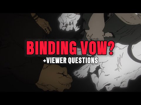 Did Sukuna and Mahoraga Make a Binding Vow? + Viewer Questions 