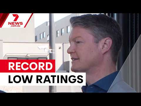 Ben Carroll's approval ratings plummet to record lows | 7NEWS