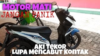 MOTORCYCLE BATTERY LOW || FORGOT TO TURN OFF YOUR AUTOMATIC MOTORCYCLE... HERE'S HOW TO FIX IT