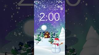 Winter 2 Minute Timer,Winter Snow 2 minute relaxing Timer with Music #musicforrelaxation#timers