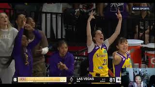 Las Angels Sparks Vs Las Vegas Aces || Kelsey Plum is a PROBLEM