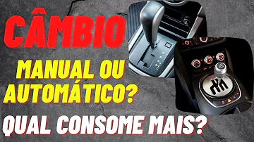 Qual é mais econômico câmbio automático ou manual?