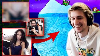 xQc Reacts to The 2022 Twitch Iceberg EXPLAINED