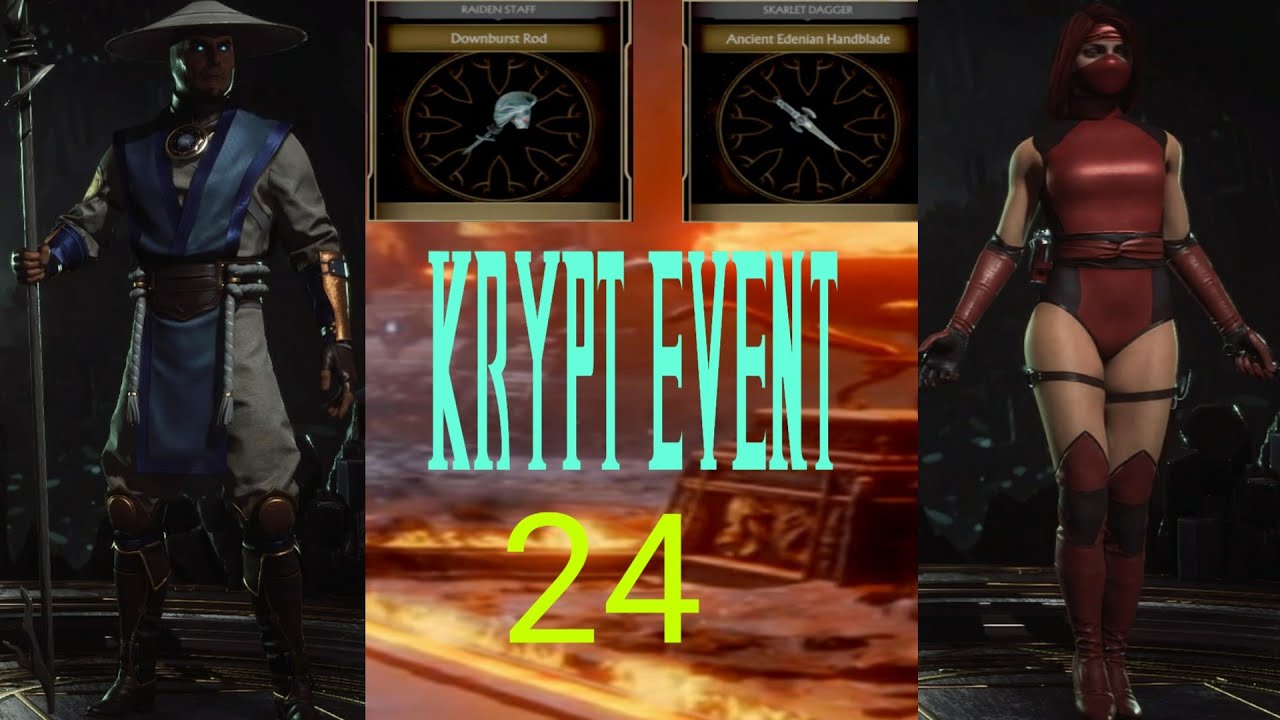 Mortal Kombat 11 - Epic Raiden & Skarlet Gear!! (Krypt Event 24)