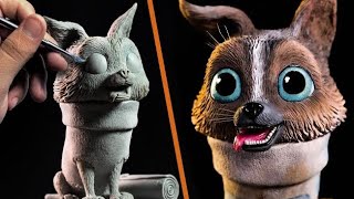 Sculpting PERRITO Timelapse | Puss In Boots: The Last Wish
