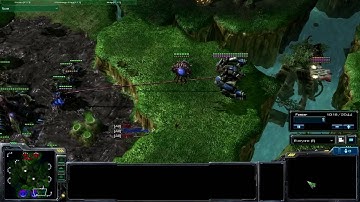 Starcraft 2 Beta - Infestor Neural Parasite vs. Air Transport Bug