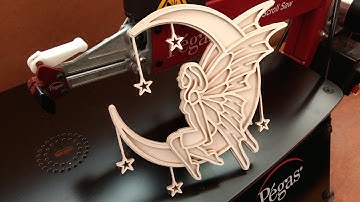Scroll saw project Moon Fairy