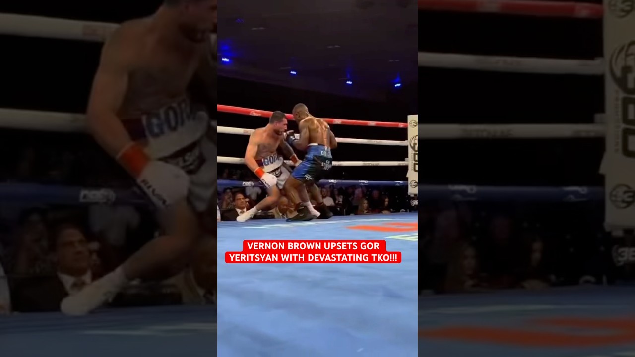 ВЕРНОН БРАУН ПОБЕДИЛ ГОРА ЕРИЦЯНА РАЗГРОМНЫМ ТЕХНИЧЕСКИМ НОКАУТОМ!!!