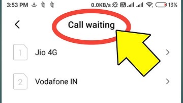 Mi Note 5 Pro Me Call Waiting Kaise Chalu Kare | How To Enable Call Waiting In Redmi Note 5 Pro