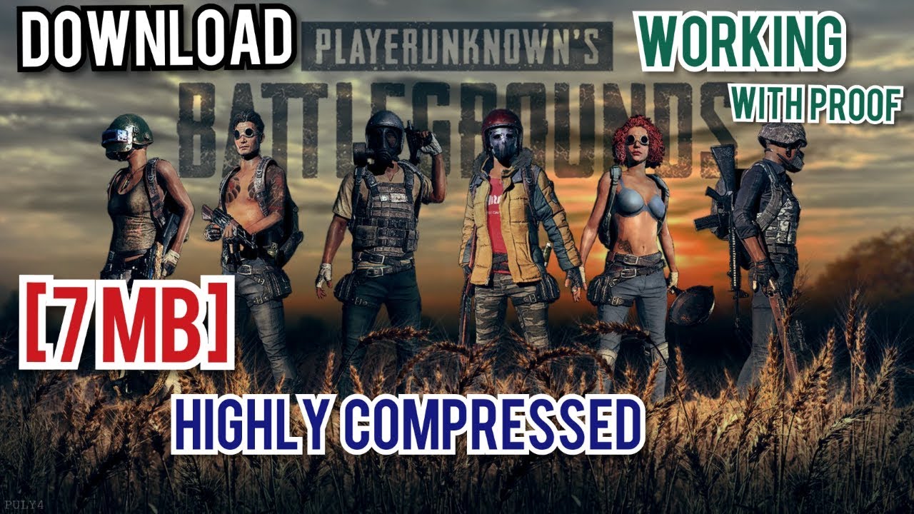 7 Mb Download Pubg Mobile Highly Compressed Working With Proof Youtube