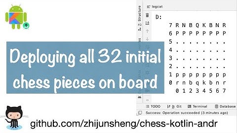 Android Chess 006: Deploying all 32 initial chess pieces on board