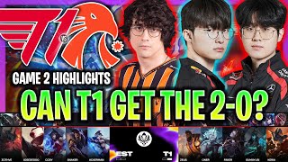 T1 LOOKING FOR A CLEAN 2-0 SERIES! | T1 vs EST Game 2 HIGHLIGHTS PLAY-IN MSI 2024