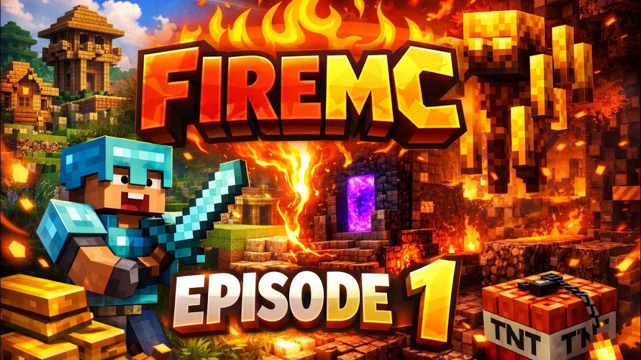 Playing Minecraft [ FIREMC ] Ep 1 - YouTube