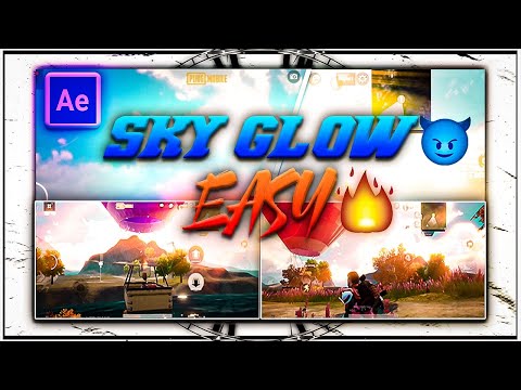 SKY GLOW IN PUBG | AFTER EFFECTS TUTORIAL | EASY AND QUICK | ZORIUS |
