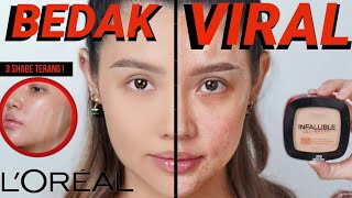 REVIEW L'OREAL INFALLIBLE 24H MATTE COVER FOUNDATION | Wajib Tonton Sebelum Beli !!