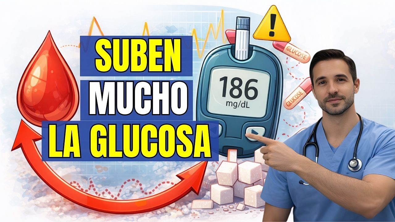 8 ALIMENTOS que SUBEN MUCHO la GLUCOSA 😱 (¿los conocías?)