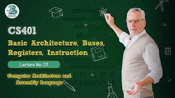 CS401 Lecture No  1 | Basic Computer Architecture, Buses, Registers, Instruction  Virtual University