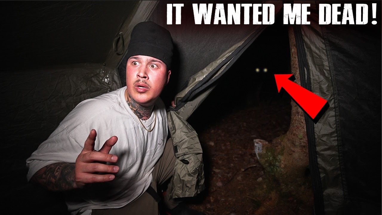 (IT CAME FOR BLOOD!) I THOUGHT I WAS GOING TO DIE CAMPING ALONE... LOST IN  THE APPALACHIANS
