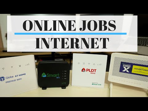 Best Internet for Online Jobs - Prepaid Wifi ( Globe / PLDT / SMART) - Converge / Fiber