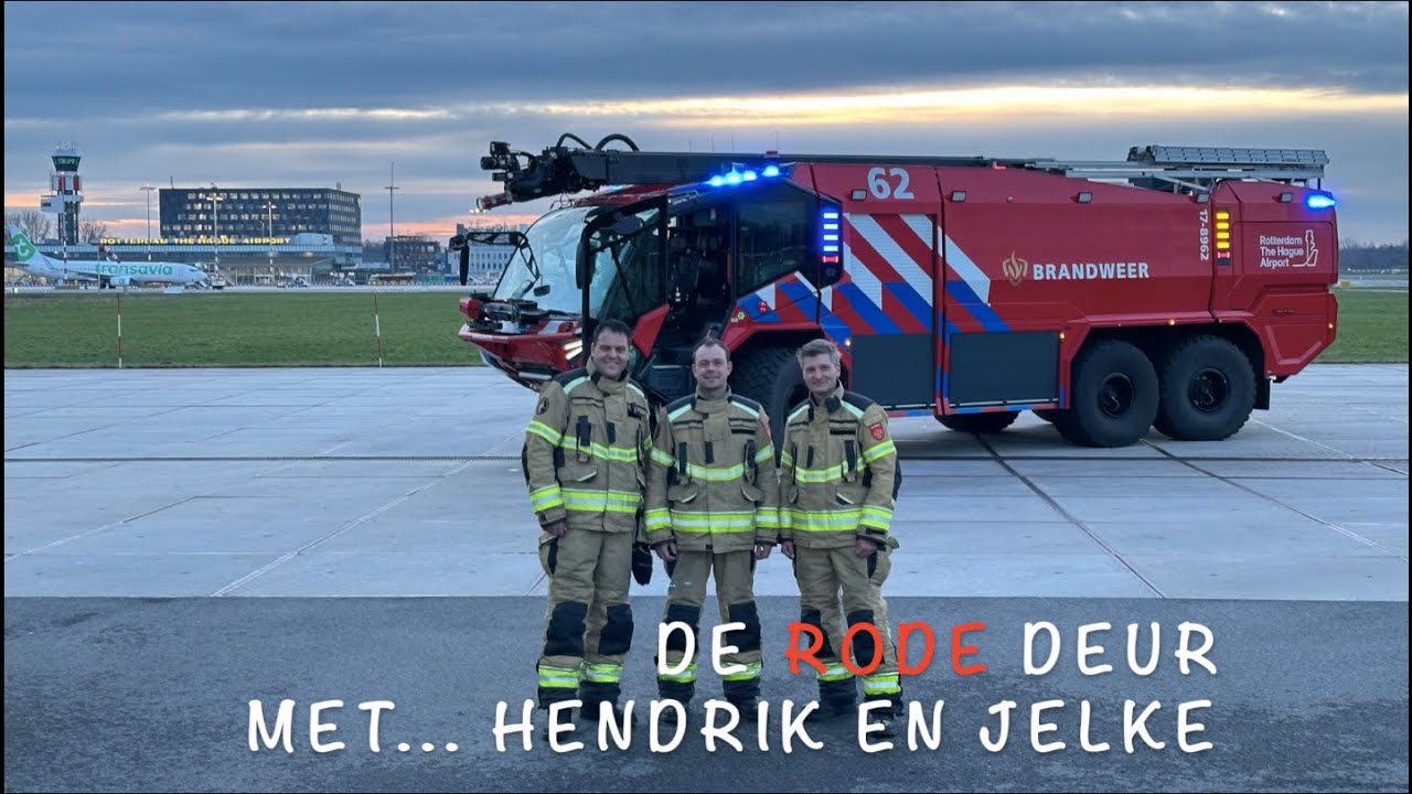 De rode deur -Aflevering 4- Luchthavenbrandweer- Podcast serie over de brandweer met Herman Wilbrink