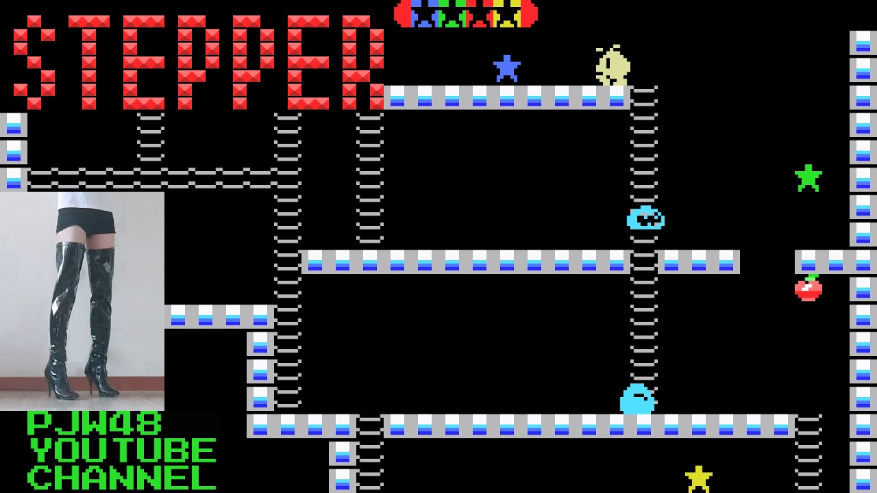 Stepper for MSX gameplay - YouTube