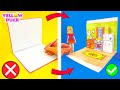 HOW TO MAKE DOLLHOUSE IN NOTEBOOK PAPER CRAFT DIY