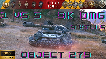 WoT Ace Tanker: Obj. 279(e), 1 VS 5, Kolobanov