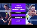 Petra Kvitova vs. Rebecca Sramkova | 2021 Prague Round 1 | WTA Match Highlights