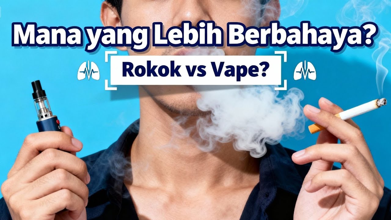 Mana yang Lebih Berbahaya: Rokok atau Vape? Ini Faktanya!