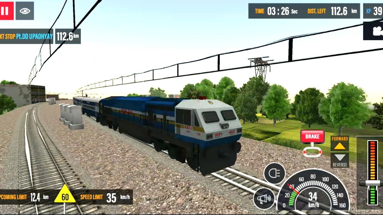 Indian Train Simulator 2018 Free_1 WDP 4 Train Simulator Game