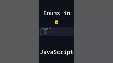 Are there enums in JavaScript? #tierlist #programming