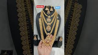 #longharam #longnecklace #shortnecklace #shorts #short chain#chowkar #earrings #tikka #papidibilla