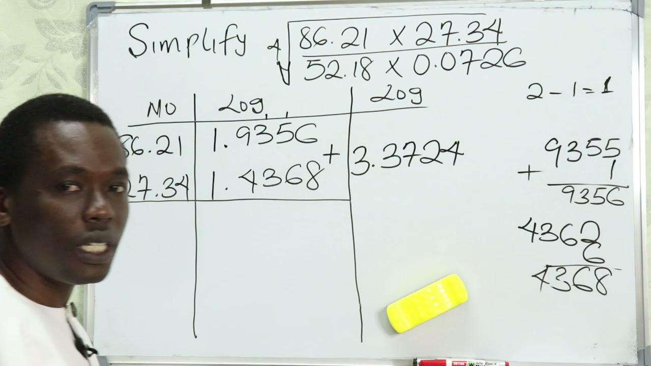 LOGARITHM OF NUMBERS USING LOG TABLE | FRENCH SUBTITLE  