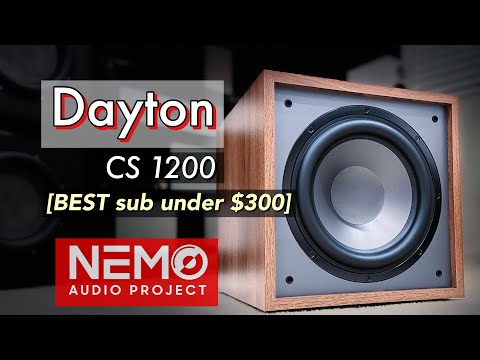 Best Subwoofer Under $300? ABSOLUTELY!!  Dayton CS1200 Review!