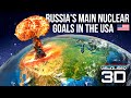 All Nuclear Targets in the USA (nuclear war simulation with Russia, China)