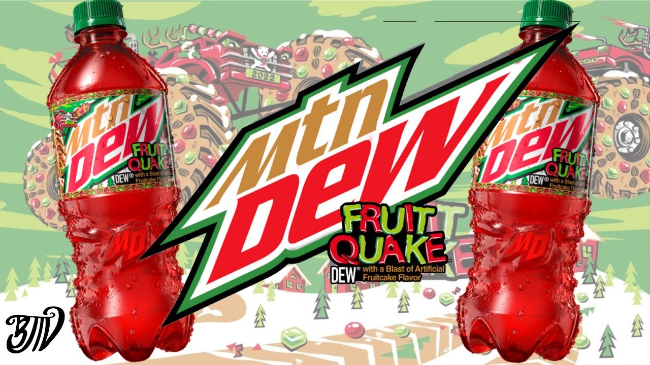 2022 Holiday Mtn Dew Fruit Quake Taste Test Tuesday YouTube