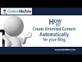 WP Content Machine Plugin Honest Review | Create Content Automatically for your Blog