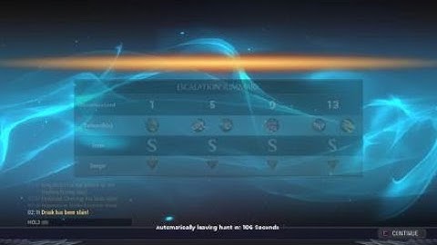 Dauntless Esca 1-13 glitch