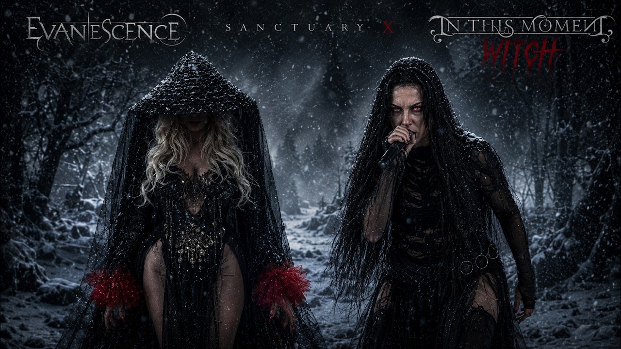 In This Moment x Evanescence x Sancturary Mashup [wide open heart