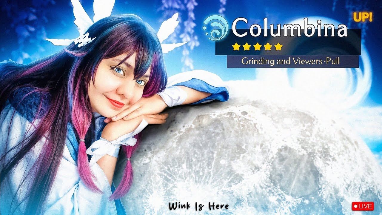 🔴COLUMBINA OUR MOON GODDESS IS HERE 🌙🎀 | #GENSHIN IMPACT | WINK IS HERE 🎀