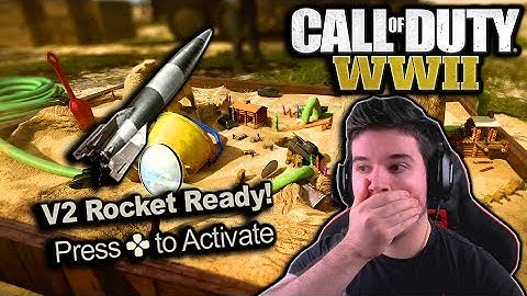 CAN I STILL DROP V2 ROCKETS?! I DROPPED ON THE WORST MAP in COD WW2!