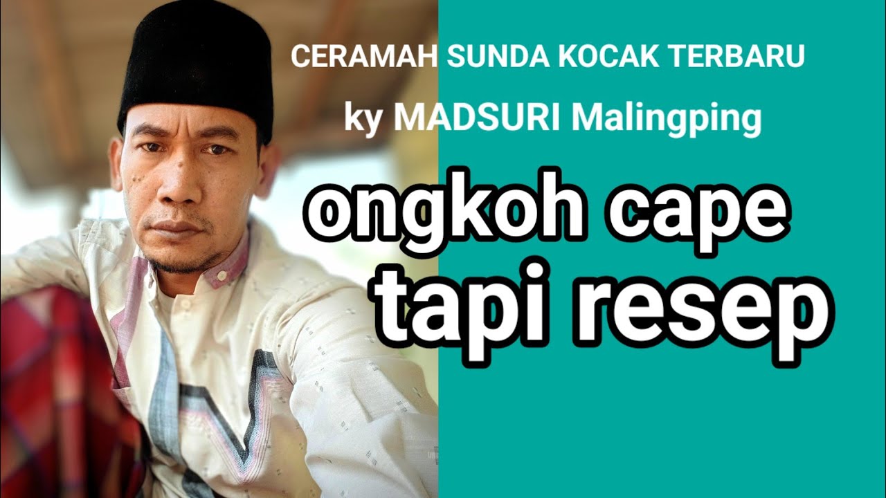 CERAMAH SUNDA KOCAK TERBARU KY MADSURI MALINGPING (KY GULUDUG) WALIMAH KHITAN